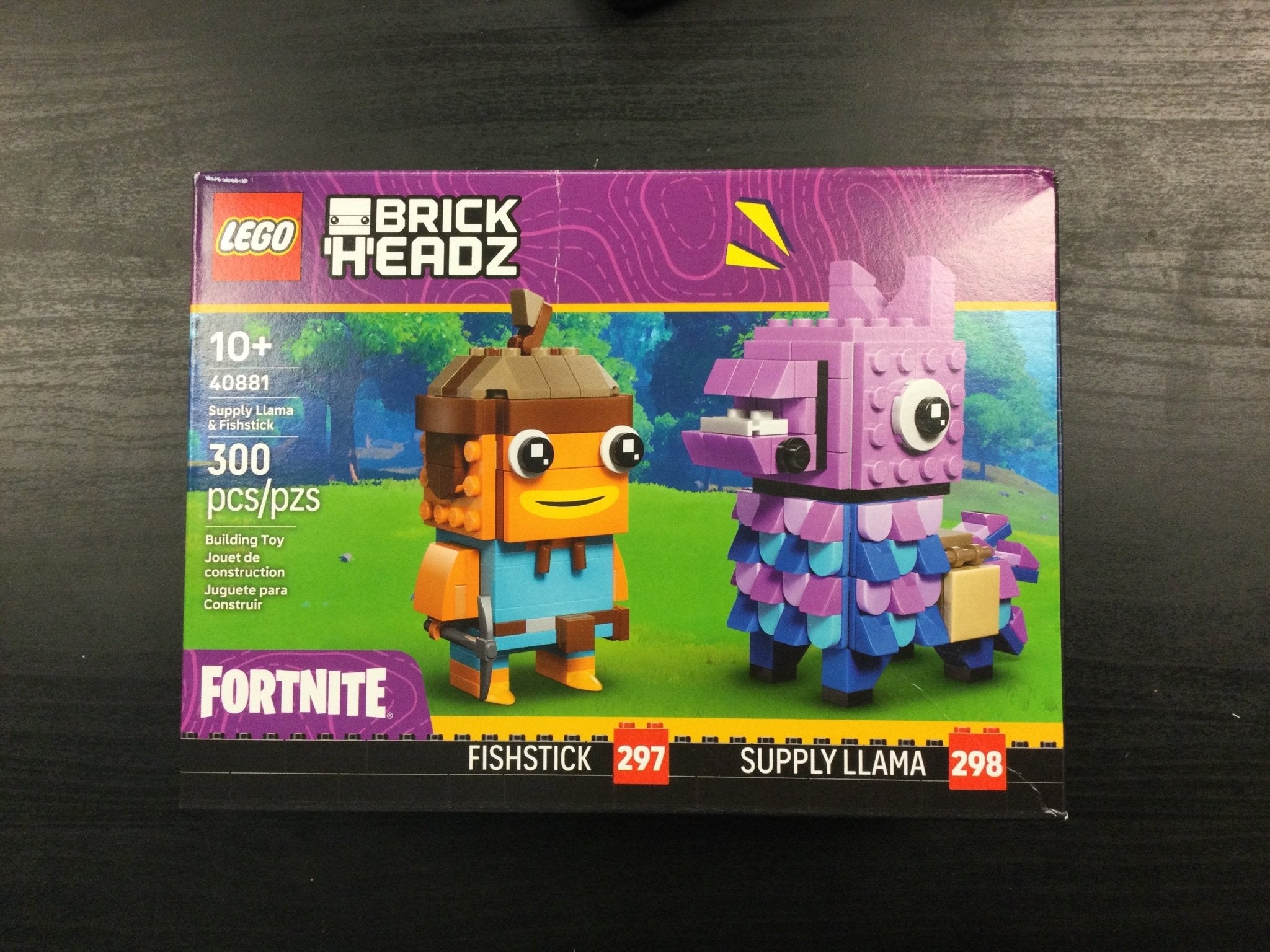 Lego Fortnite Brick Headz 40881 Fishstick and Lootllama -
